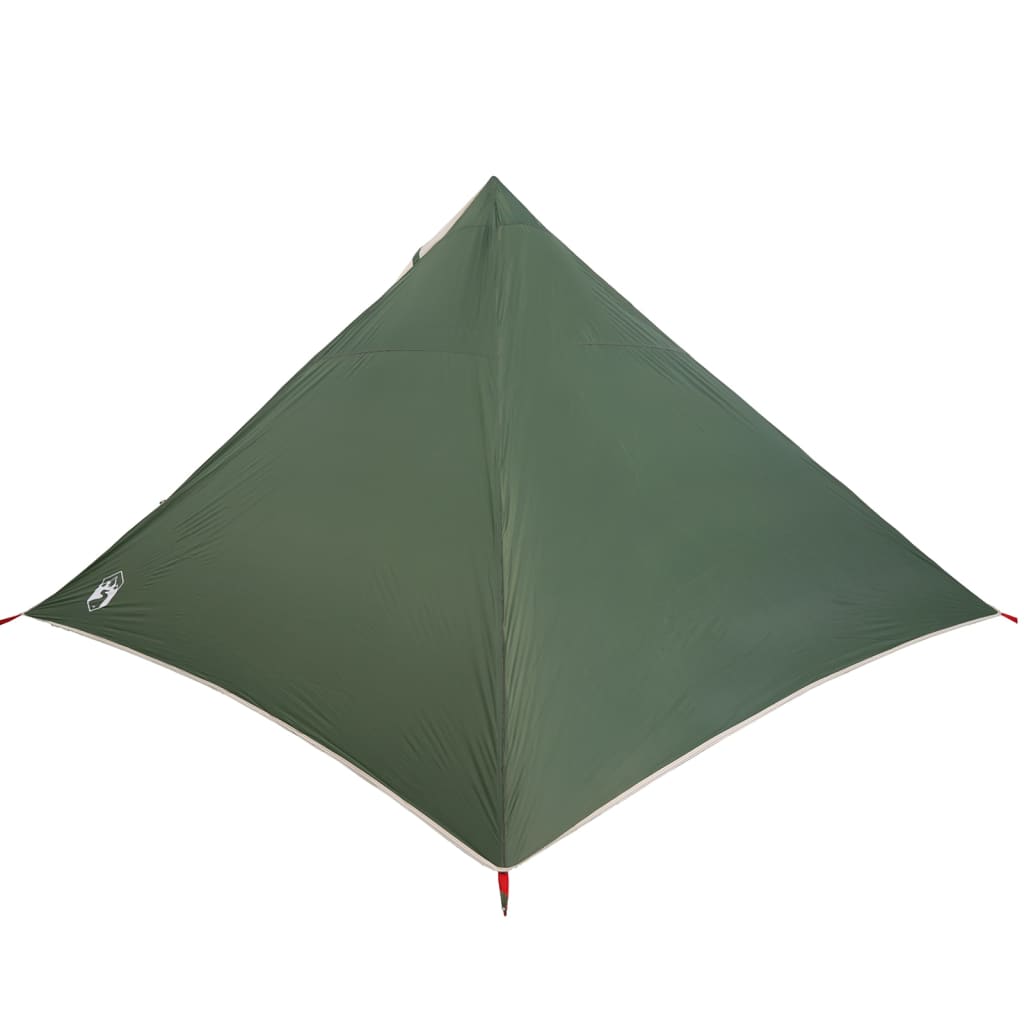 Family Tent Tipi 7-Person Green Waterproof