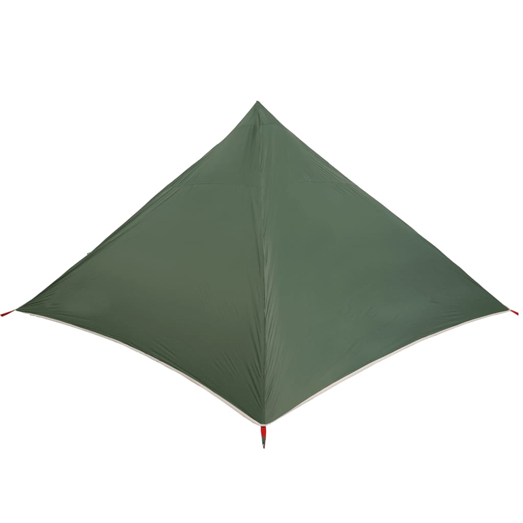 Family Tent Tipi 7-Person Green Waterproof