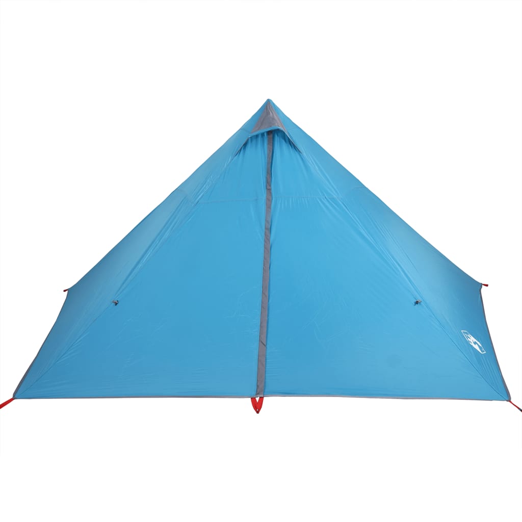 Family Tent Tipi 7-Person Blue Waterproof