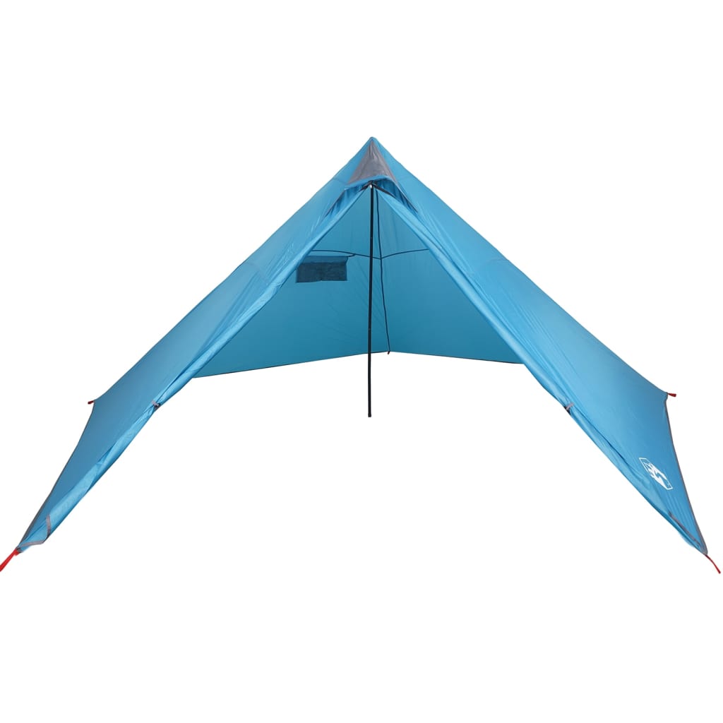 Family Tent Tipi 7-Person Blue Waterproof