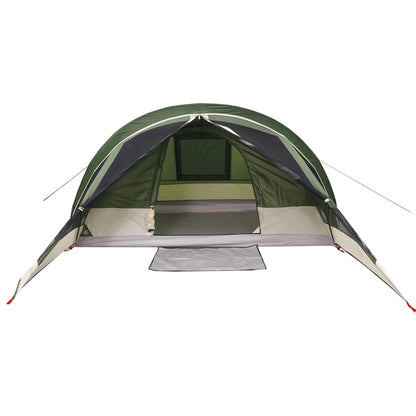 Camping Tent Cabin 4-Person Green Waterproof