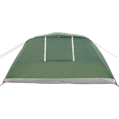 Camping Tent Cabin 4-Person Green Waterproof