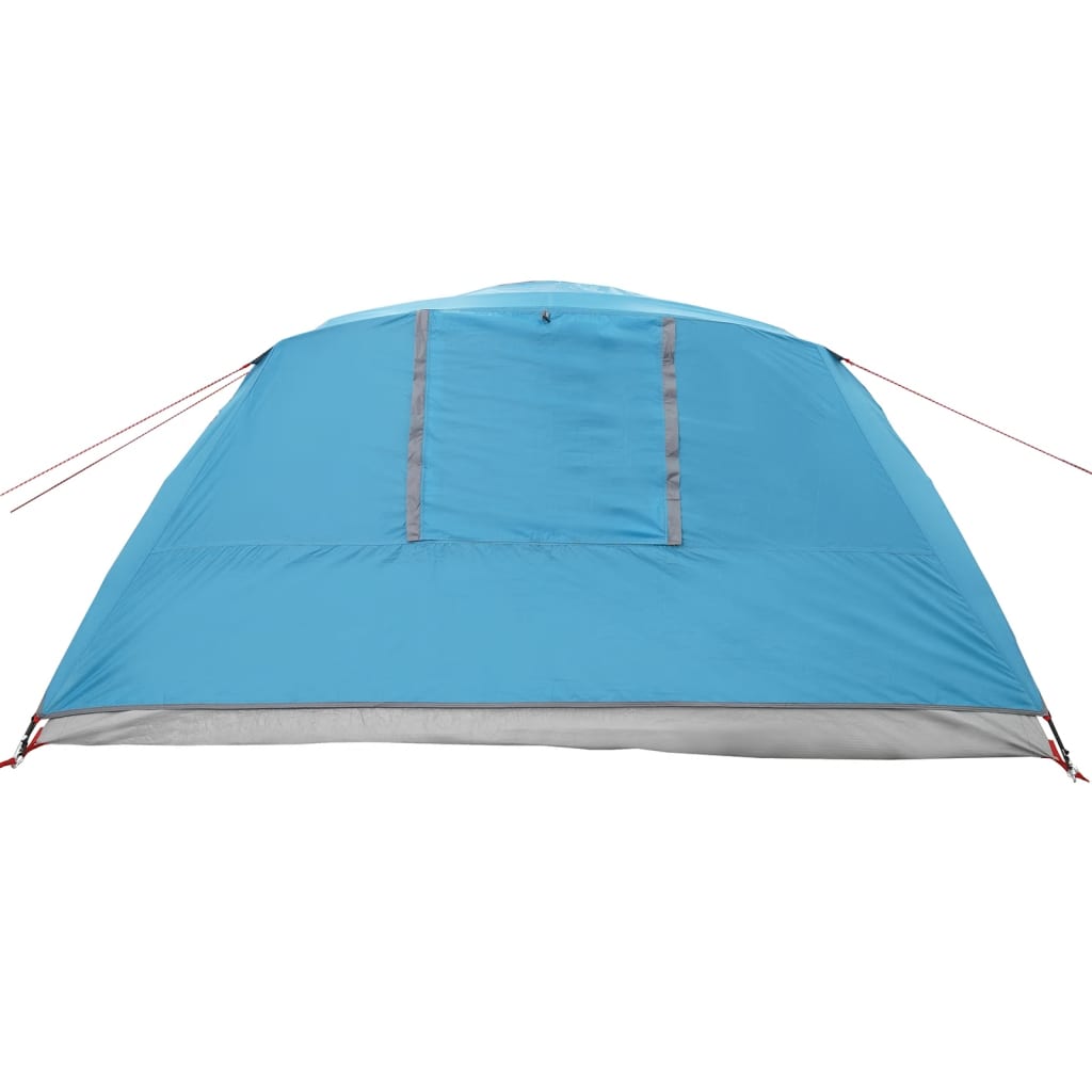 Camping Tent Cabin 4-Person Blue Waterproof