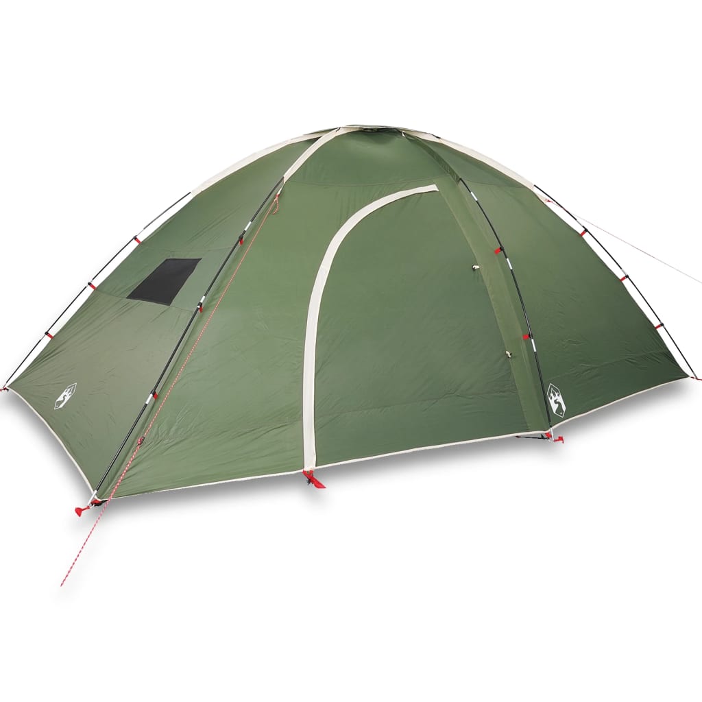 Camping Tent 8-Person Green Waterproof