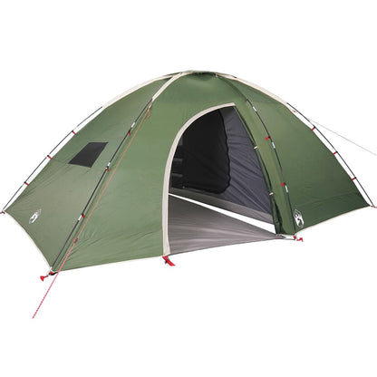 Camping Tent 8-Person Green Waterproof