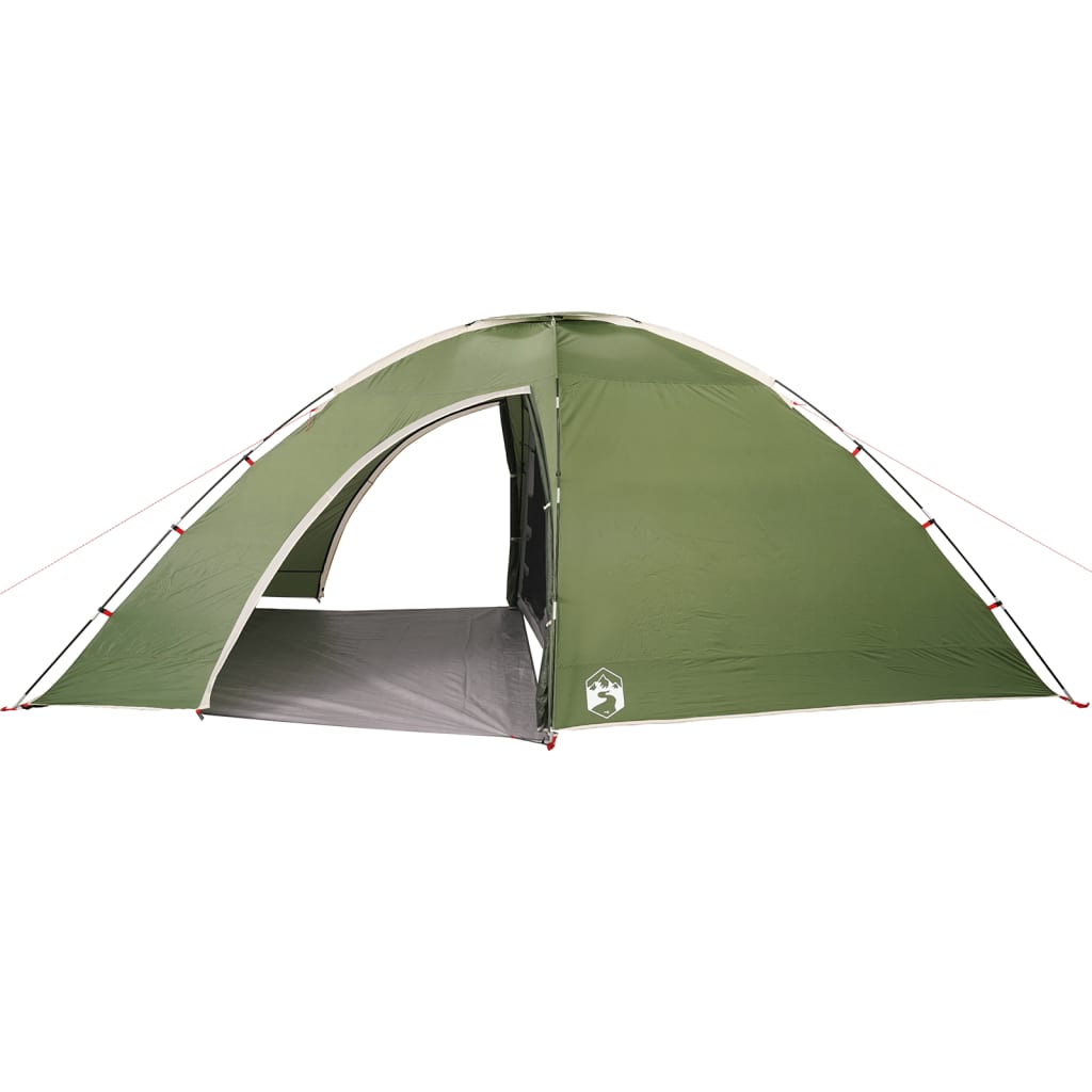 Camping Tent 8-Person Green Waterproof