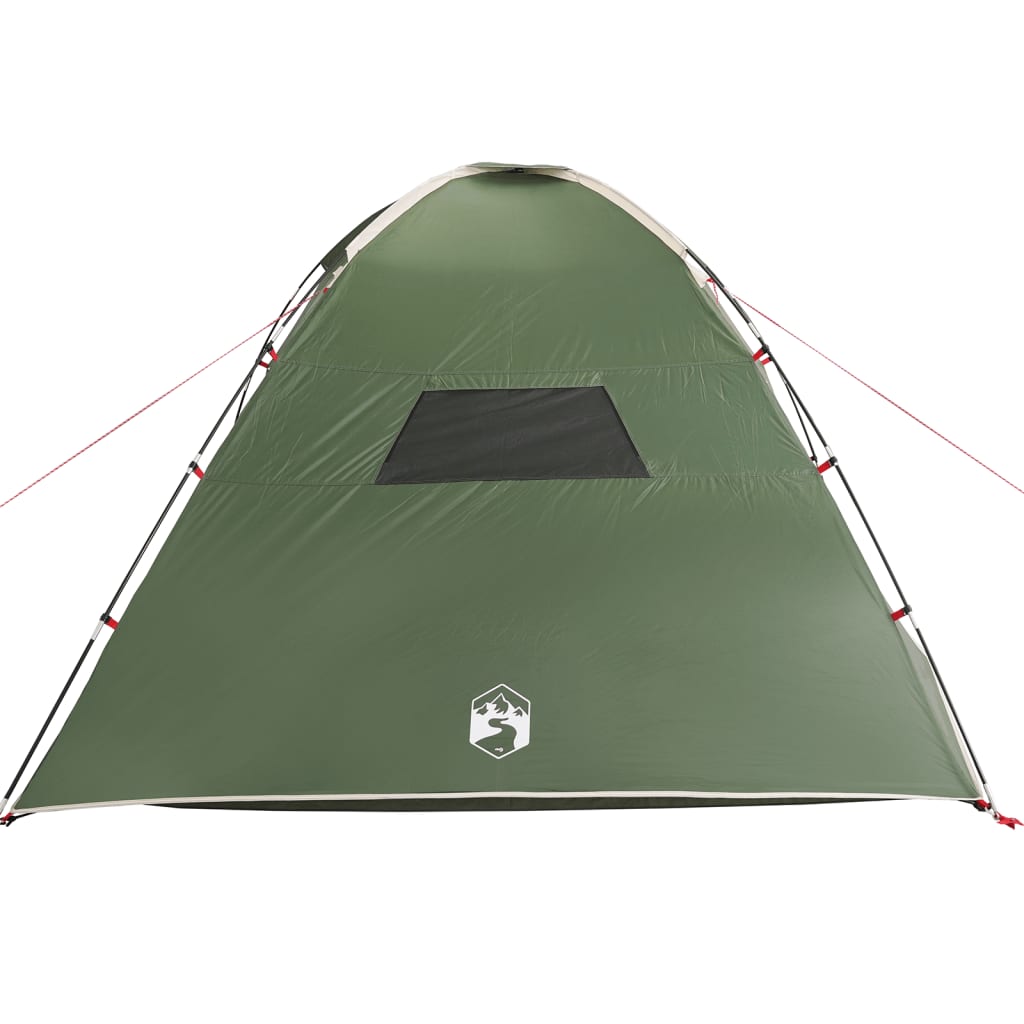 Camping Tent 8-Person Green Waterproof