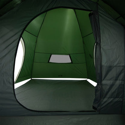 Camping Tent 8-Person Green Waterproof