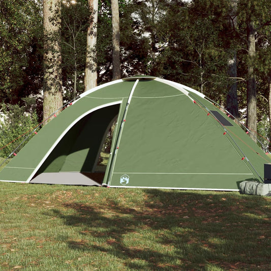 Camping Tent 8-Person Green Waterproof