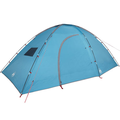 Camping Tent 8-Person Blue Waterproof