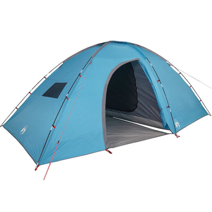 Camping Tent 8-Person Blue Waterproof