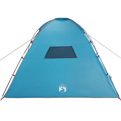 Camping Tent 8-Person Blue Waterproof