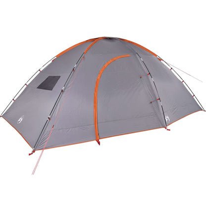 Camping Tent 8-Person Orange Waterproof