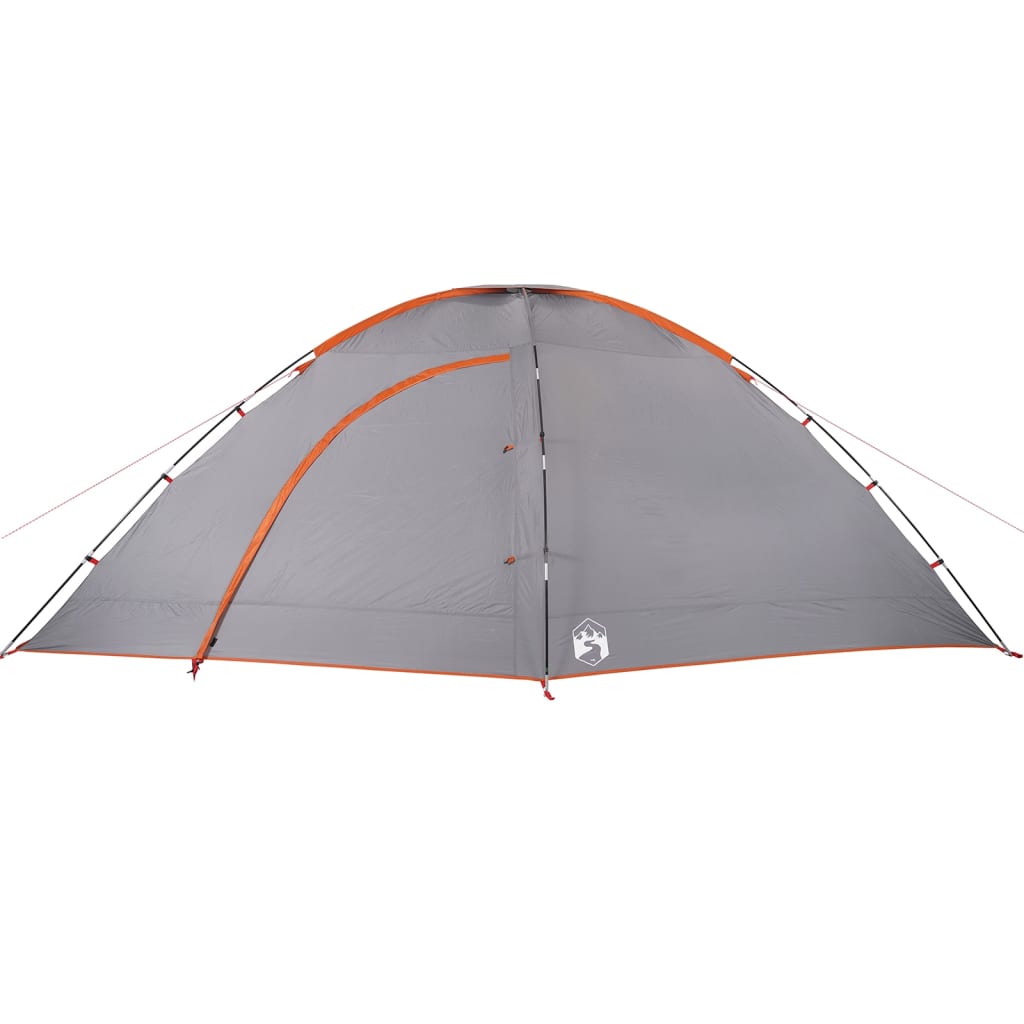 Camping Tent 8-Person Orange Waterproof