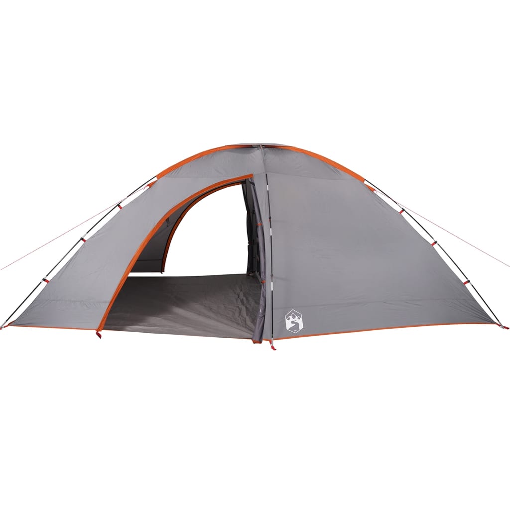 Camping Tent 8-Person Orange Waterproof