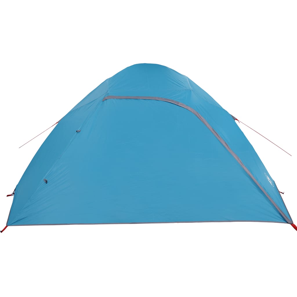 Camping Tent Dome 4-Person Blue Waterproof