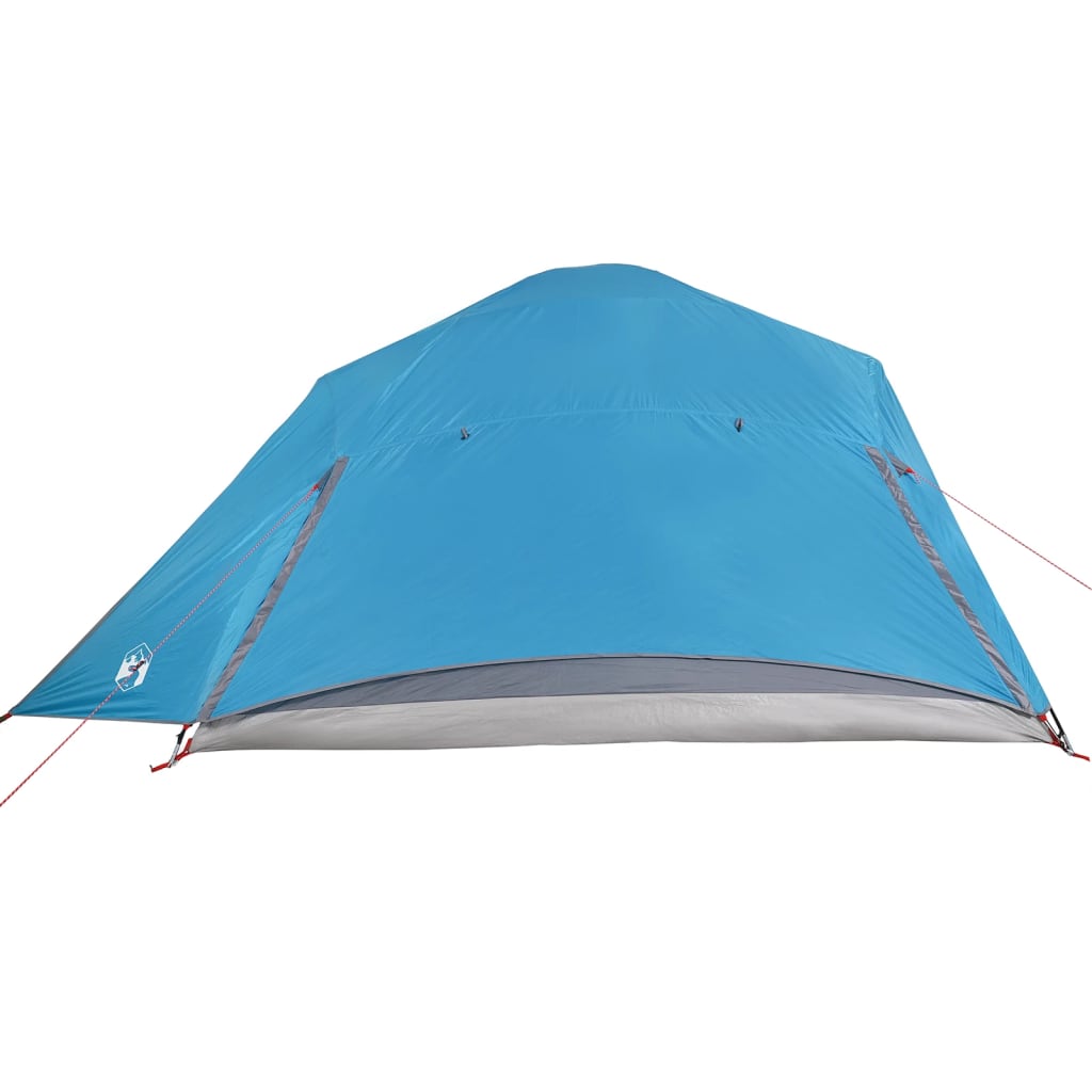 Camping Tent Dome 4-Person Blue Waterproof