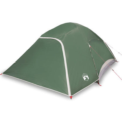 Family Tent Dome 6-Person Green Waterproof