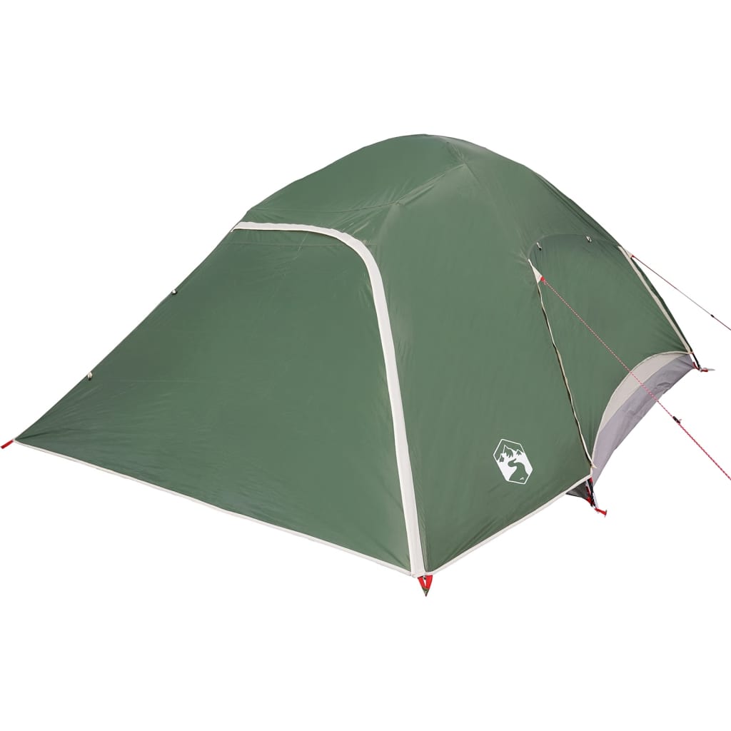 Family Tent Dome 6-Person Green Waterproof