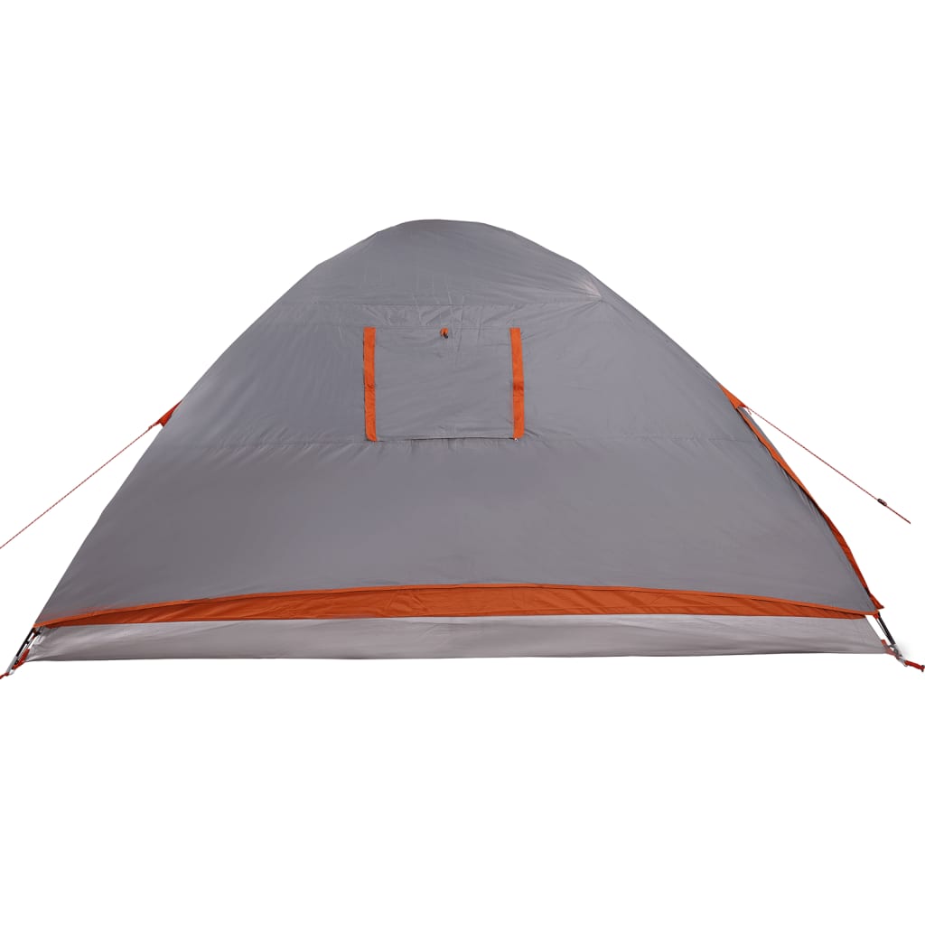 Family Tent Dome 6-Person Grey Waterproof