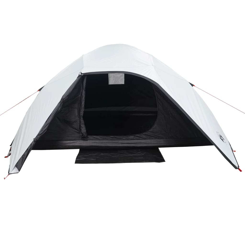 Family Tent Dome 6-Person White Blackout Fabric Waterproof