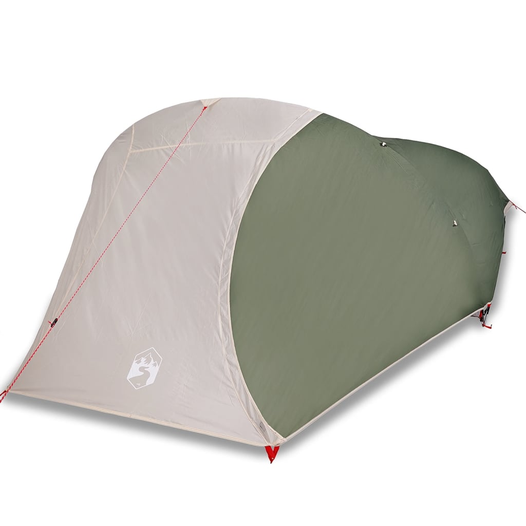 Camping Tent Dome 4-Person Green Waterproof