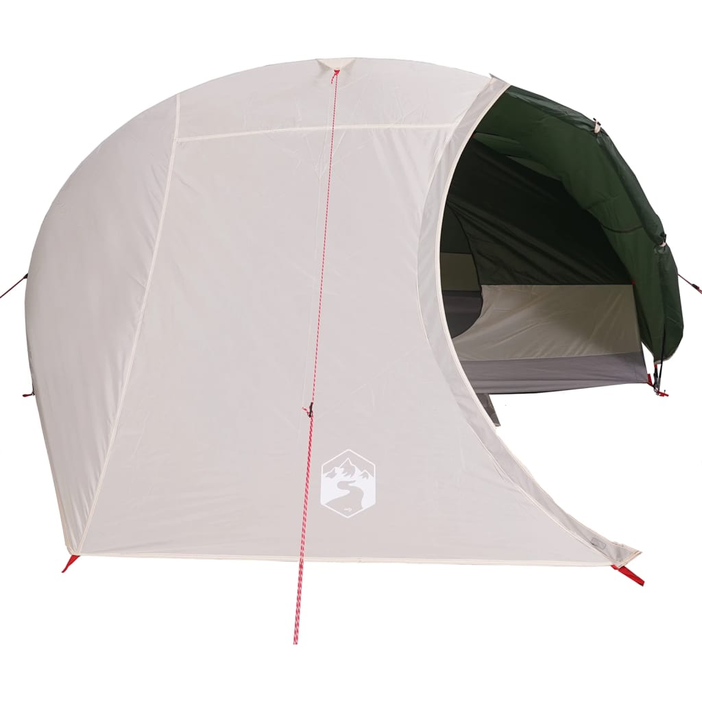 Camping Tent Dome 4-Person Green Waterproof