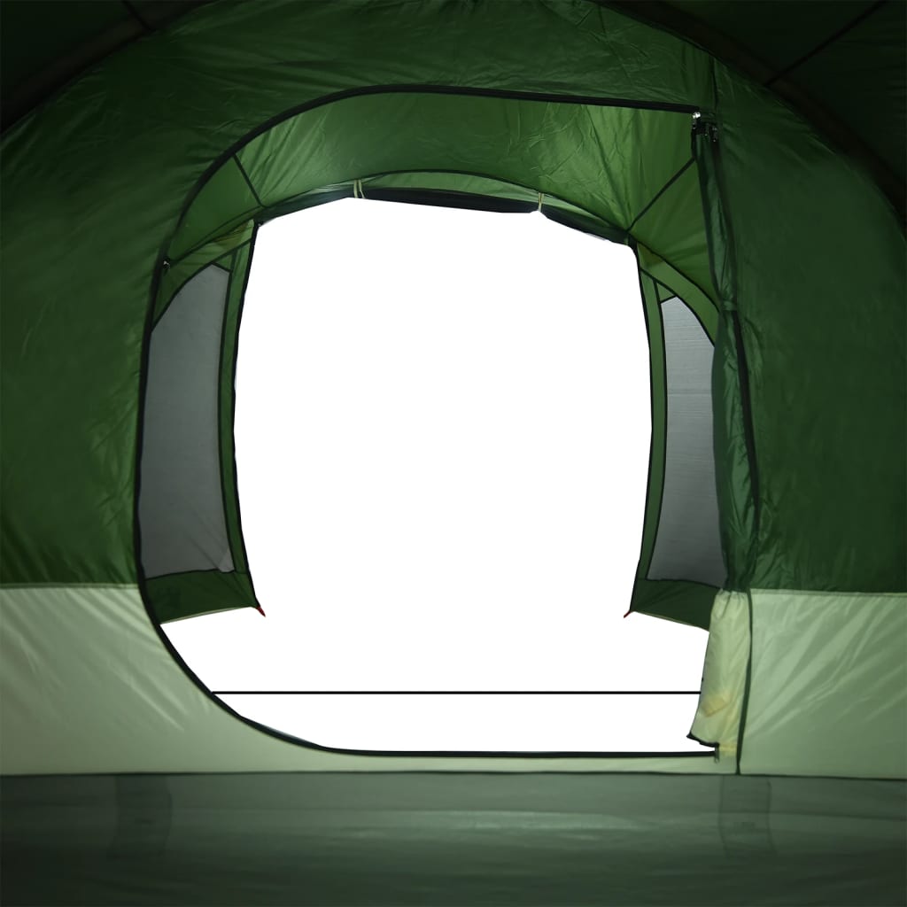 Family Tent Tunnel 8-Person Green Waterproof