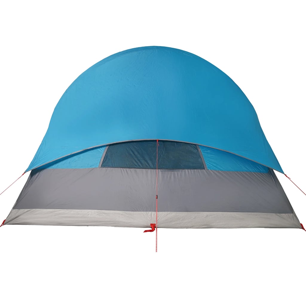 Family Tent Tunnel 8-Person Blue Waterproof