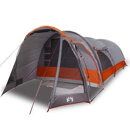 Family Tent Tunnel 8-Person Grey Waterproof