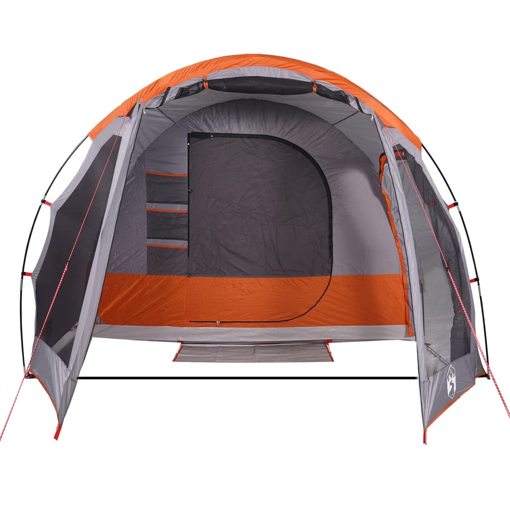 Family Tent Tunnel 8-Person Grey Waterproof