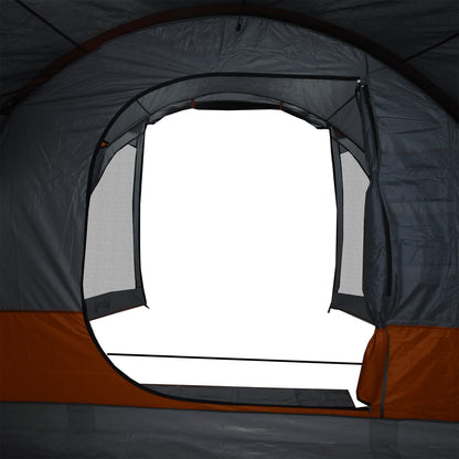 Family Tent Tunnel 8-Person Grey Waterproof