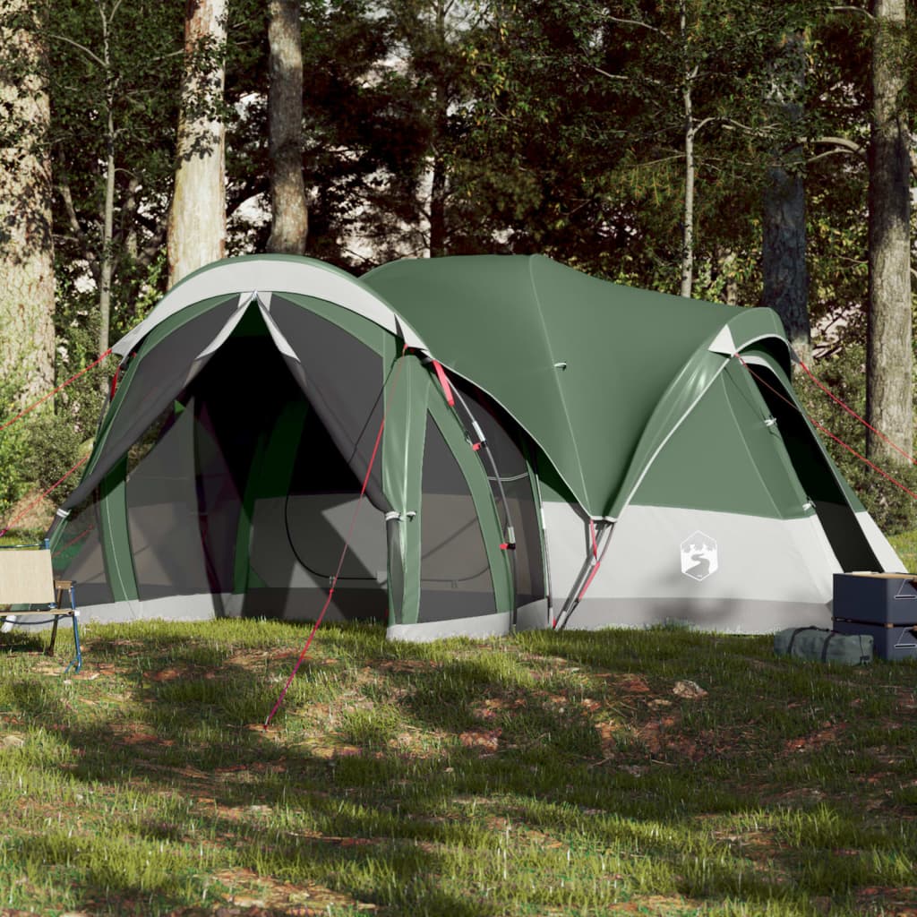 Family Tent Tipi 8-Person Green Waterproof