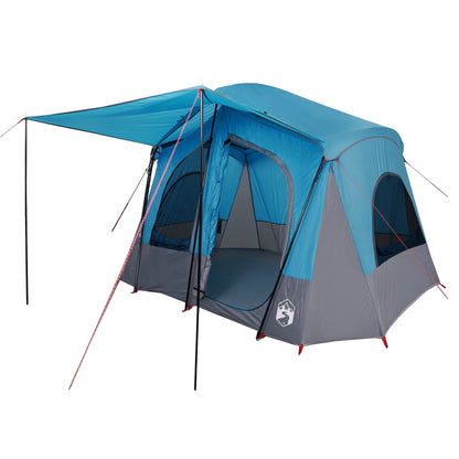 Camping Tent Cabin 5-Person Blue Waterproof