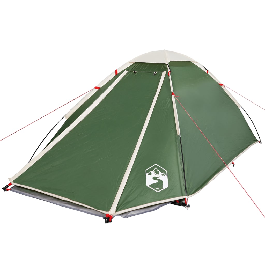 Camping Tent Dome 2-Person Green Waterproof