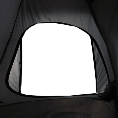 Camping Tent Dome 2-Person Grey and Orange Waterproof