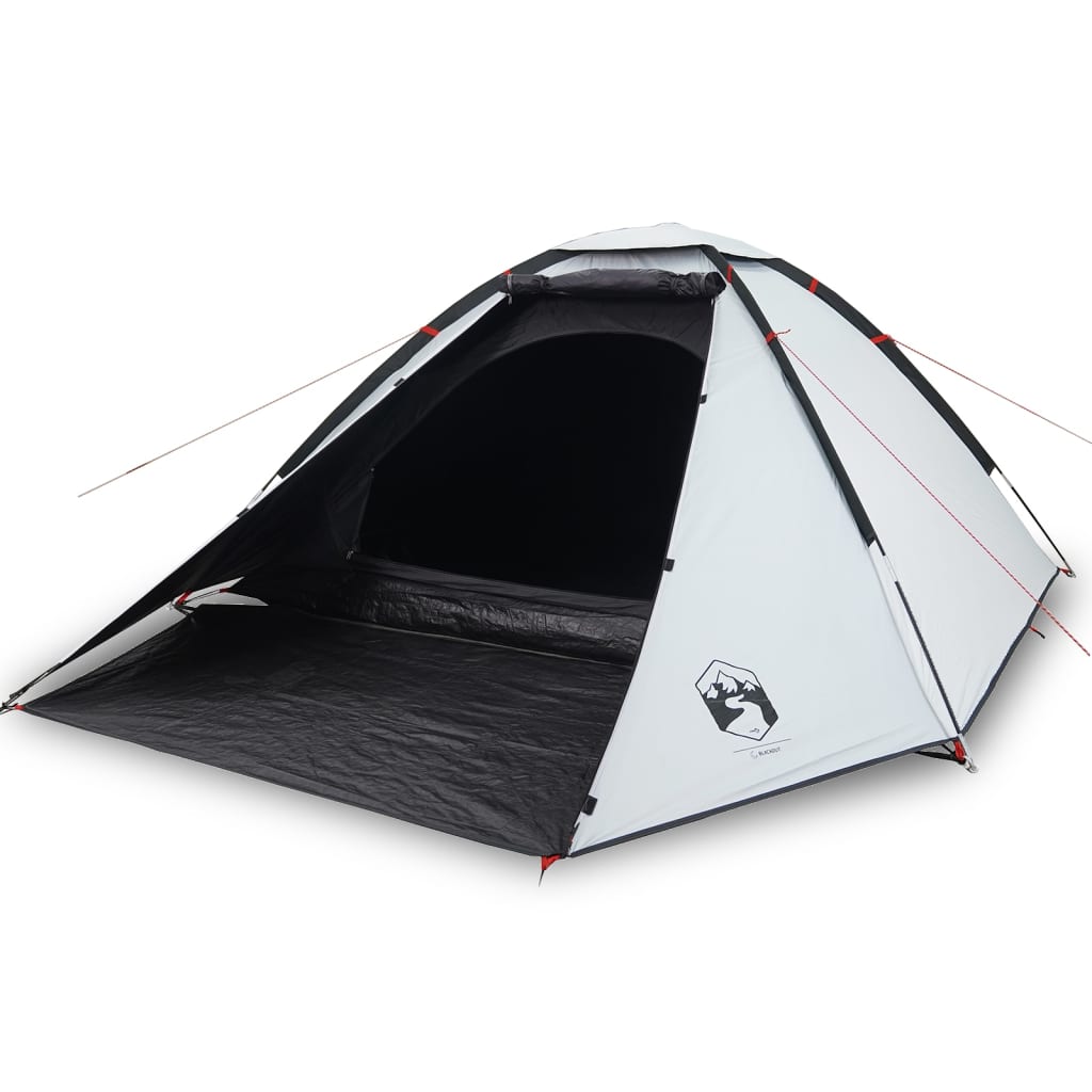 Camping Tent Dome 2-Person White Blackout Fabric Waterproof