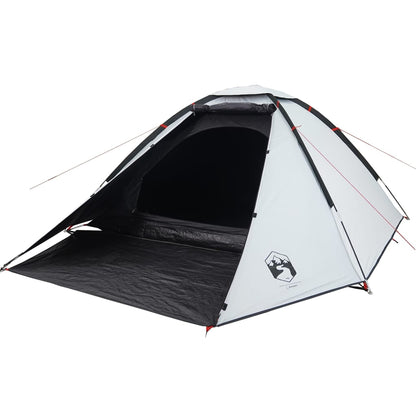 Camping Tent Dome 2-Person White Blackout Fabric Waterproof