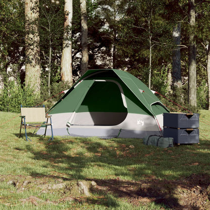 Camping Tent Dome 2-Person Green Waterproof