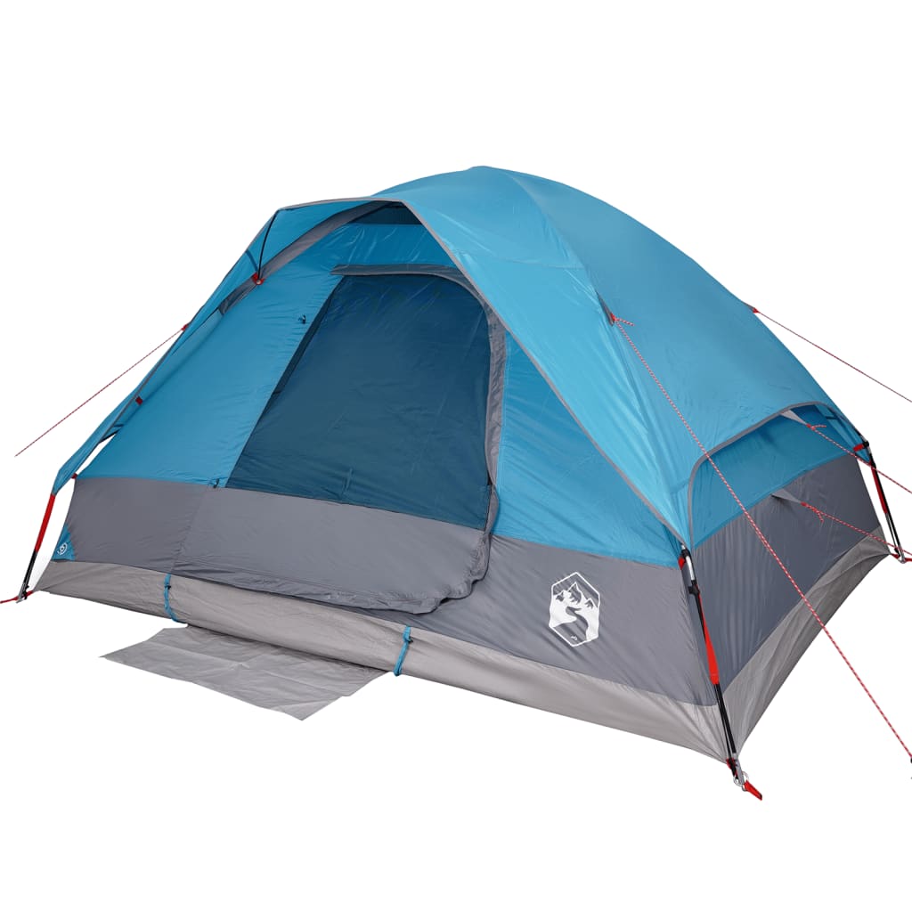 Camping Tent Dome 2-Person Blue Waterproof