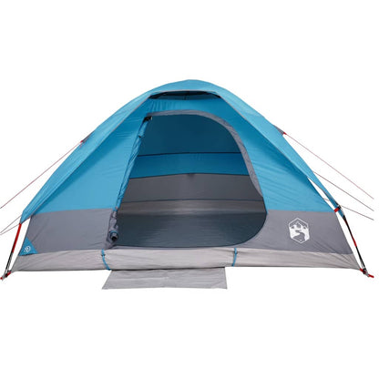 Camping Tent Dome 2-Person Blue Waterproof