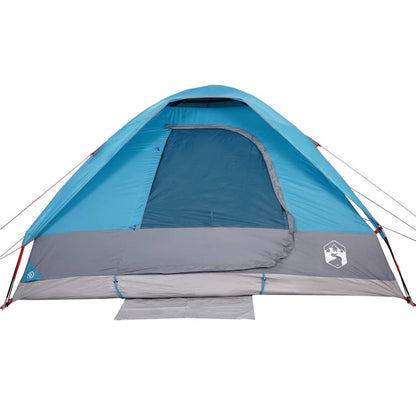 Camping Tent Dome 2-Person Blue Waterproof