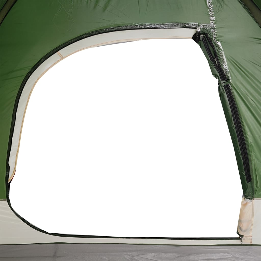 Camping Tent Dome 4-Person Green Waterproof