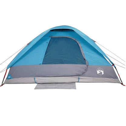 Family Tent Dome 6-Person Blue Waterproof