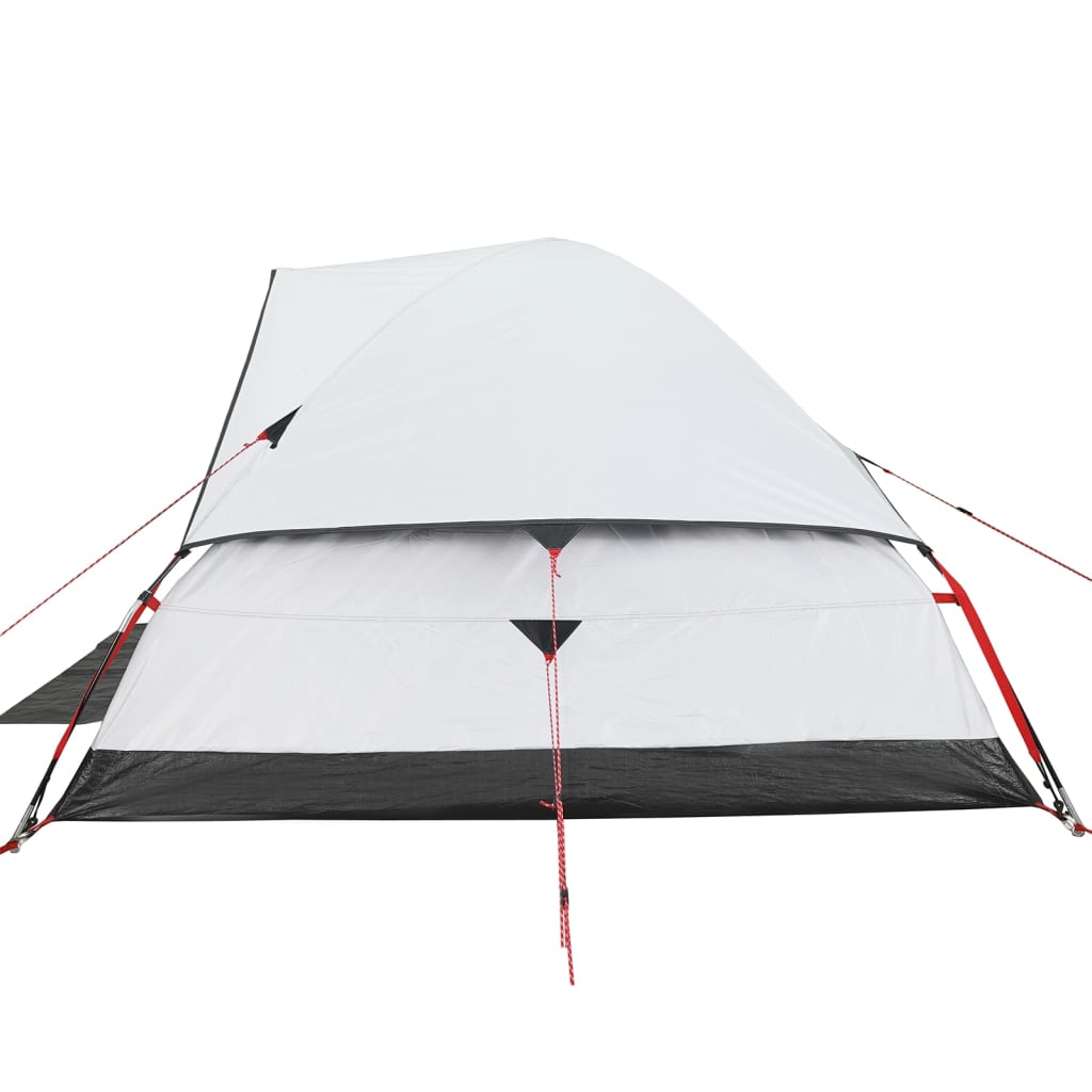 Family Tent Dome 6-Person White Blackout Fabric Waterproof