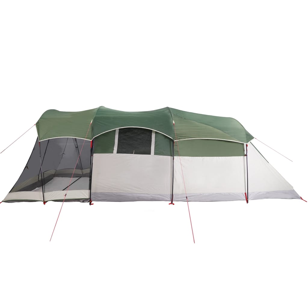 Family Tent Tunnel 8-Person Green Waterproof