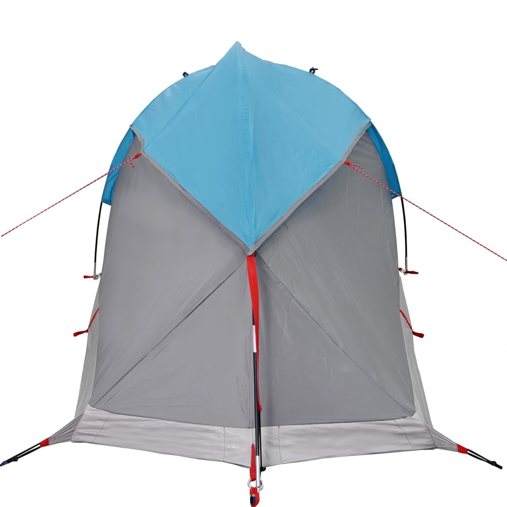 Camping Tent Dome 1-Person Blue Waterproof