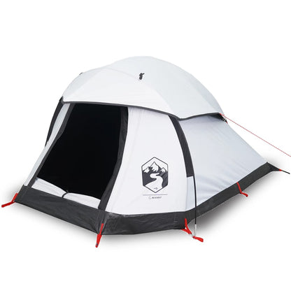 Camping Tent Dome 1-Person White Blackout Fabric Waterproof