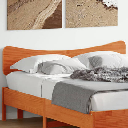 Headboard Wax Brown 160 cm Solid Wood Pine