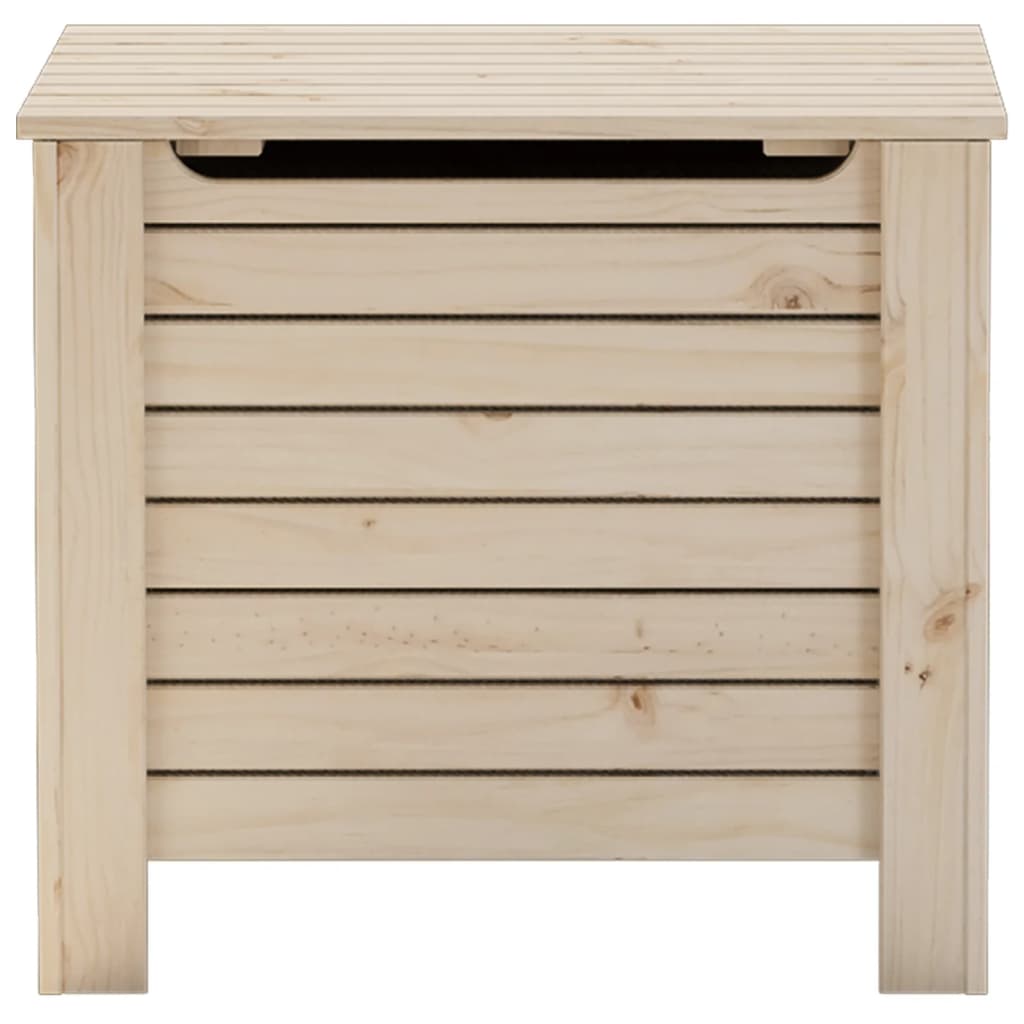 Storage Box with Lid RANA 60x49x54 cm Solid Wood Pine